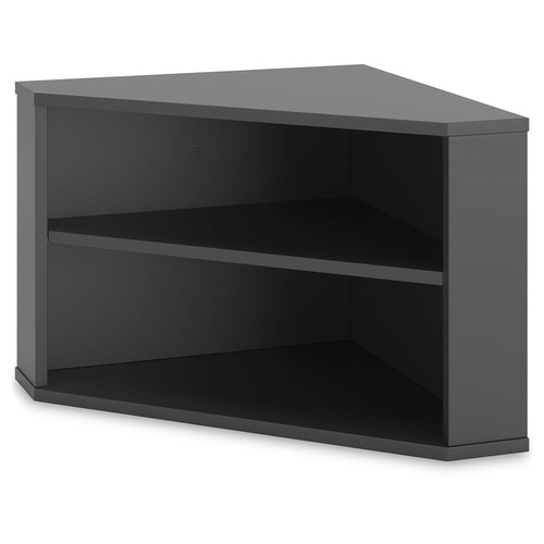Ashley Furniture Otaska Black Home Office Corner Bookcase