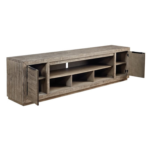 Ashley Furniture Krystanza Weathered Gray XL TV Stands