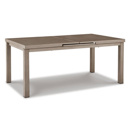 Ashley Furniture Beach Front Beige Outdoor Dining Extension Table