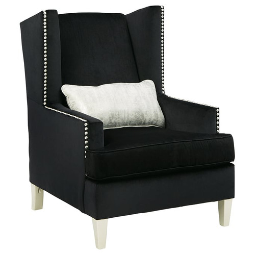 Ashley Furniture Harriotte Black Accent Chair