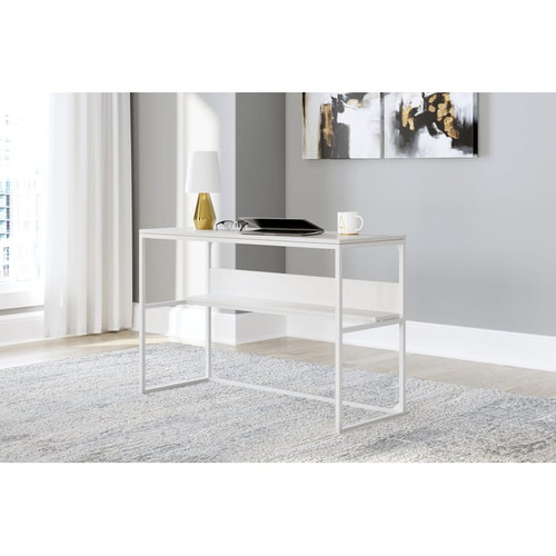 Ashley Furniture Deznee White Wood Home Office Desk