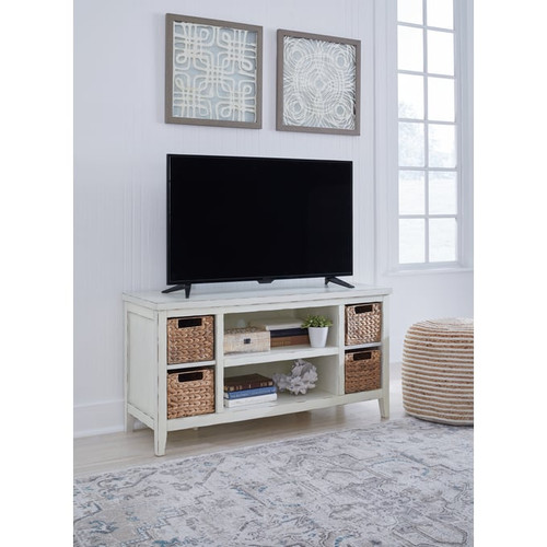 Ashley Furniture Mirimyn White TV Stands