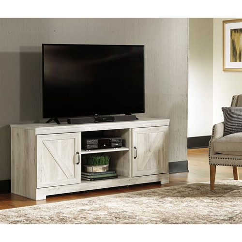 Ashley Furniture Bellaby Whitewash 63 Inch TV Stands