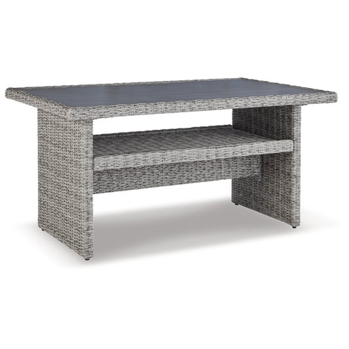 Ashley Furniture Naples Beach Light Gray Outdoor Multi Use Table