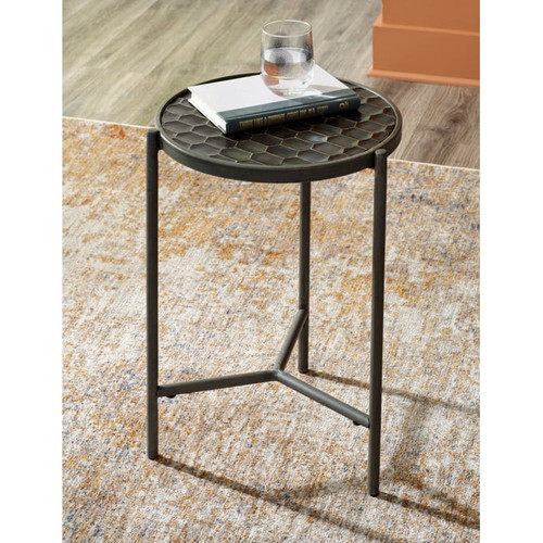 Ashley Furniture Doraley Brown Gray Chair Side End Table