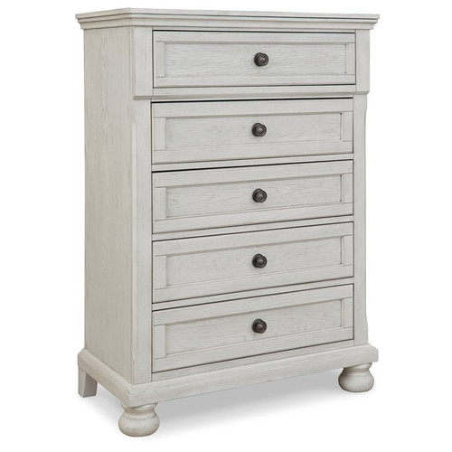 Ashley Furniture Robbinsdale Antique White 5 Drawers Chest