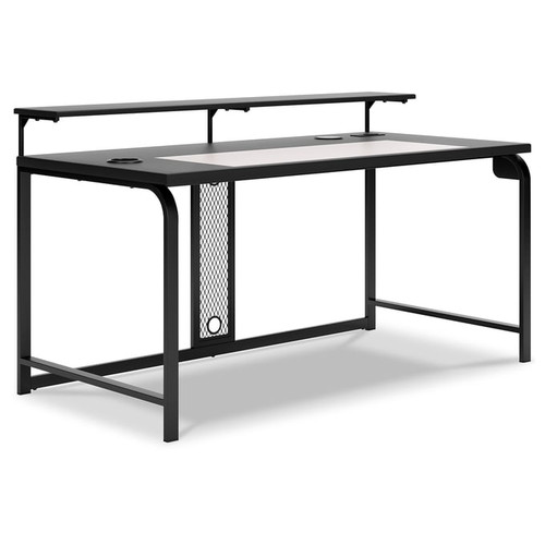 Ashley Furniture Lynxtyn Black Wood Home Office Desk