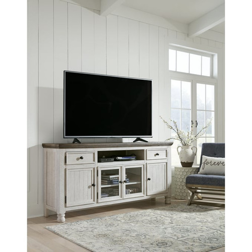 Ashley Furniture Havalance Weathered Gray Extra Large TV Stand