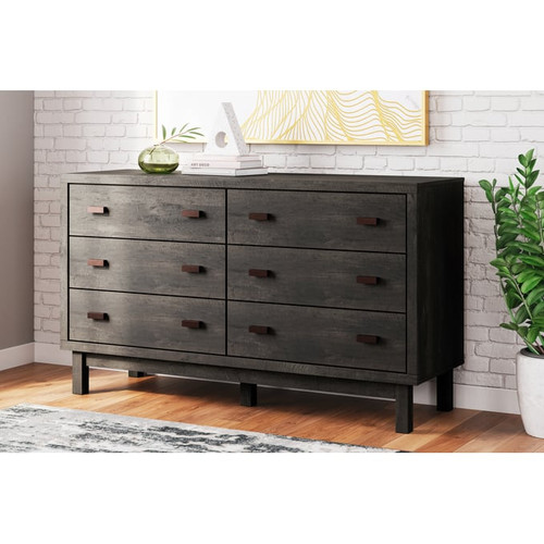 Ashley Furniture Toretto Charcoal Six Drawer Dresser