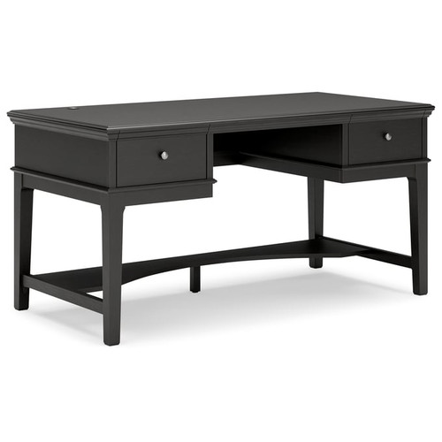 Ashley Furniture Beckincreek Black Home Office Storage Leg Desk