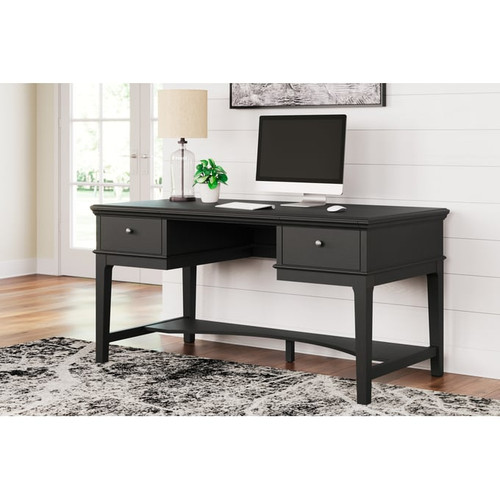 Ashley Furniture Beckincreek Black Home Office Storage Leg Desk