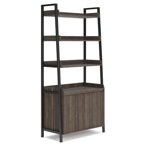 Ashley Furniture Zendex Dark Brown Bookcase