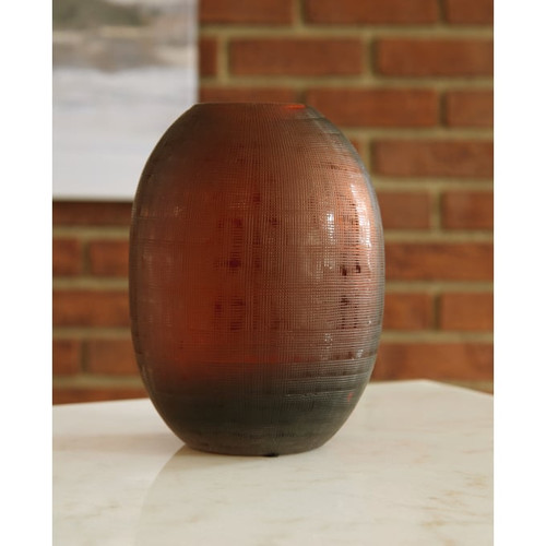 Ashley Furniture Embersen Amber Glass Vases