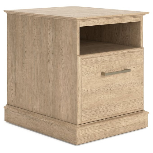 Ashley Furniture Elmferd Light Brown File Cabinet