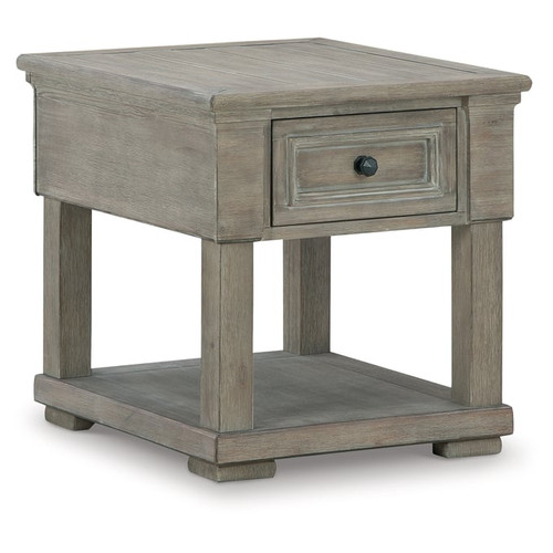 Ashley Furniture Moreshire Bisque Rectangular End Table