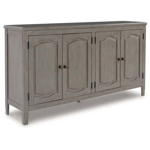 Ashley Furniture Charina Antique Gray Accent Cabinet