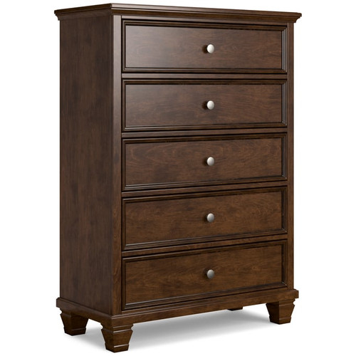 Ashley Danabrin Brown Five Drawer Chest