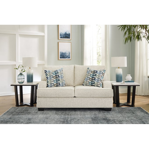 Ashley Furniture Valerano Parchment Loveseat