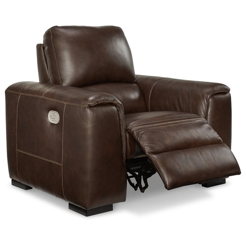 Ashley Furniture Alessandro Walnut Power Recliners With Adjustable Headrest