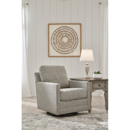 Ashley Furniture Bralynn Linen Swivel Glider Accent Chair