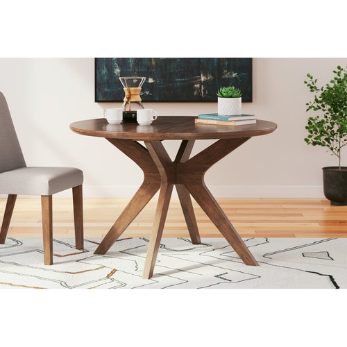 Ashley Furniture Lyncott Brown Round Dining Table