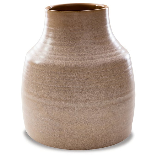 Ashley Furniture Millcott Ceramic Tan Vase