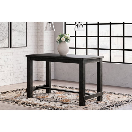 Ashley Furniture Jeanette Black Counter Height Table