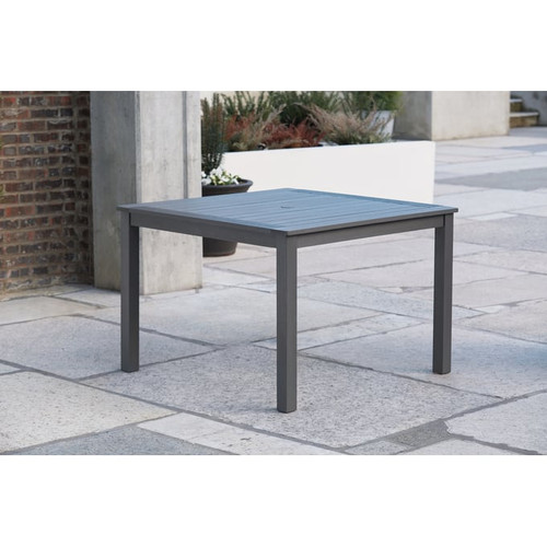 Ashley Furniture Eden Town Gray Outdoor Square Dining Table