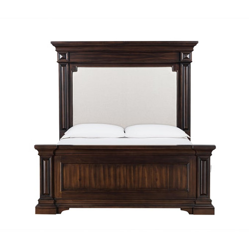 TOV Furniture Stamford Brown 2pc Bedroom Set With Queen Upholstered Bed
