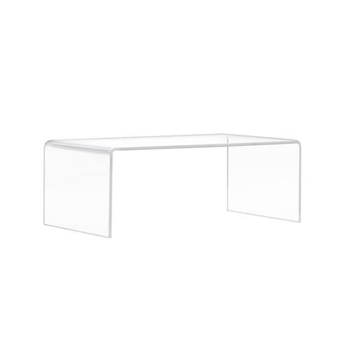 Progressive Furniture A La Carte Clear Acrylic 3pc Small Coffee Table Set