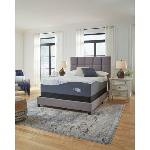 Ashley Furniture Millennium Cushion Firm Gel Memory Foam Hybrid Cal King Mattress With Foundation