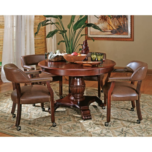 Steve Silver Tournament Cherry Dining Table