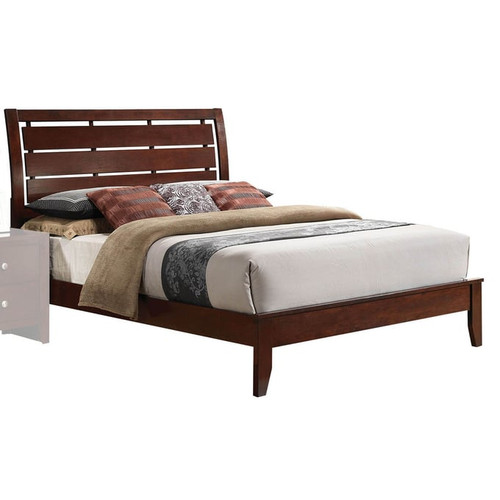 Acme Furniture Ilana Brown Cherry 2pc Bedroom Set with King Bed