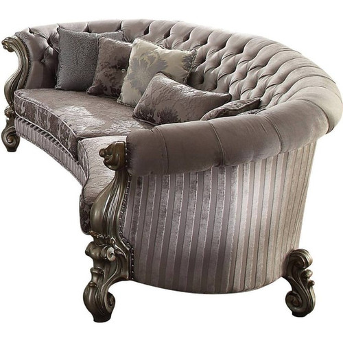 Acme Furniture Versailles Antique Platinum 4pc Living Room Set