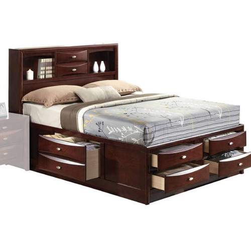 Acme Furniture Ireland Espresso 2pc Bedroom Set with King Storage Bed