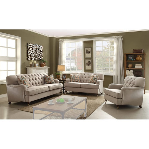 Acme Furniture Alianza Beige 3pc Living Room Set