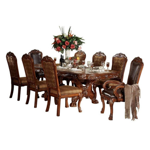 Acme Furniture Dresden Cherry Oak 9pc Dining Room Set