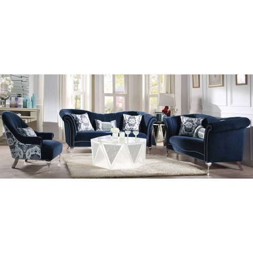 Acme Furniture Jaborosa Blue 3pc Living Room Set