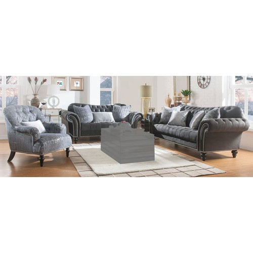 Acme Furniture Gaura Dark Gray 3pc Living Room Set