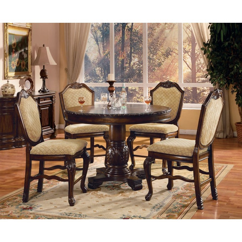 Acme Furniture Chateau De Ville Espresso 5pc Counter Height Set