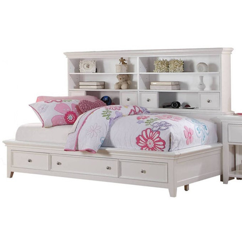 Acme Furniture Lacey White 2pc Bedroom Set with Twin Storage Daybed
