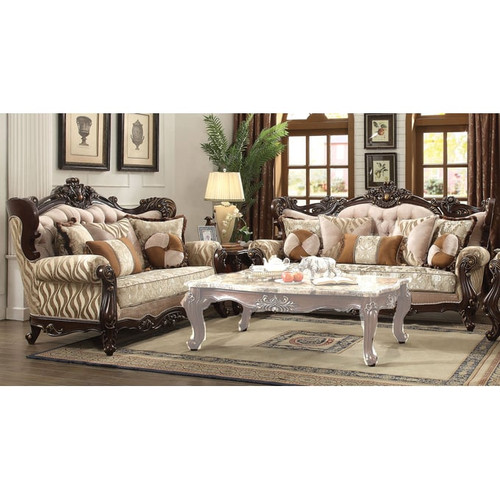 Acme Furniture Shalisa Walnut 2pc Living Room Set