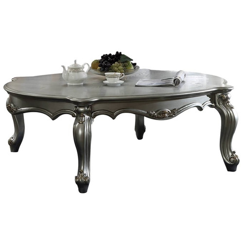 Acme Furniture Picardy Antique Platinum 3pc Coffee Table Set