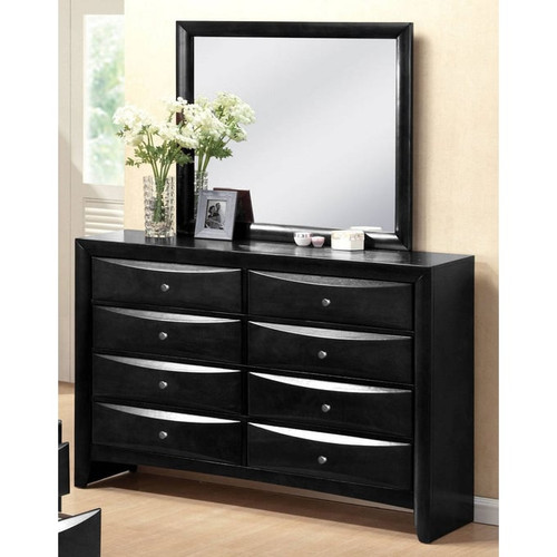 Acme Furniture Ireland Black Dresser and Mirror