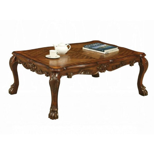 Acme Furniture Dresden Cherry Oak 3pc Coffee Table Set