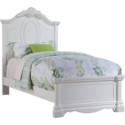 Acme Furniture Estrella White 2pc Bedroom Set with Twin Bed