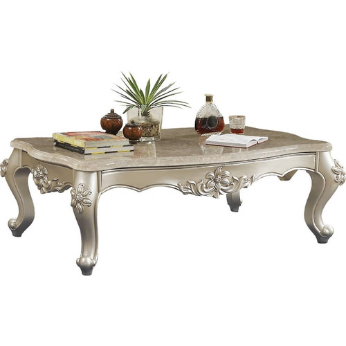 Acme Furniture Bently Champagne 3pc Coffee Table Set