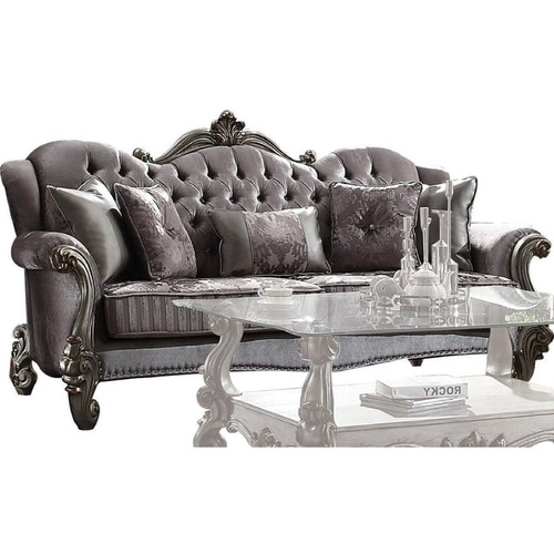 Acme Furniture Versailles Antique Platinum 3pc Living Room Set