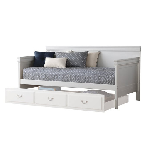 Acme Furniture Bailee White Wood Trundle Daybed