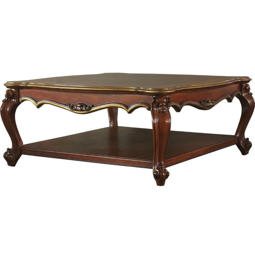 Acme Furniture Picardy Honey Oak 3pc Coffee Table Set